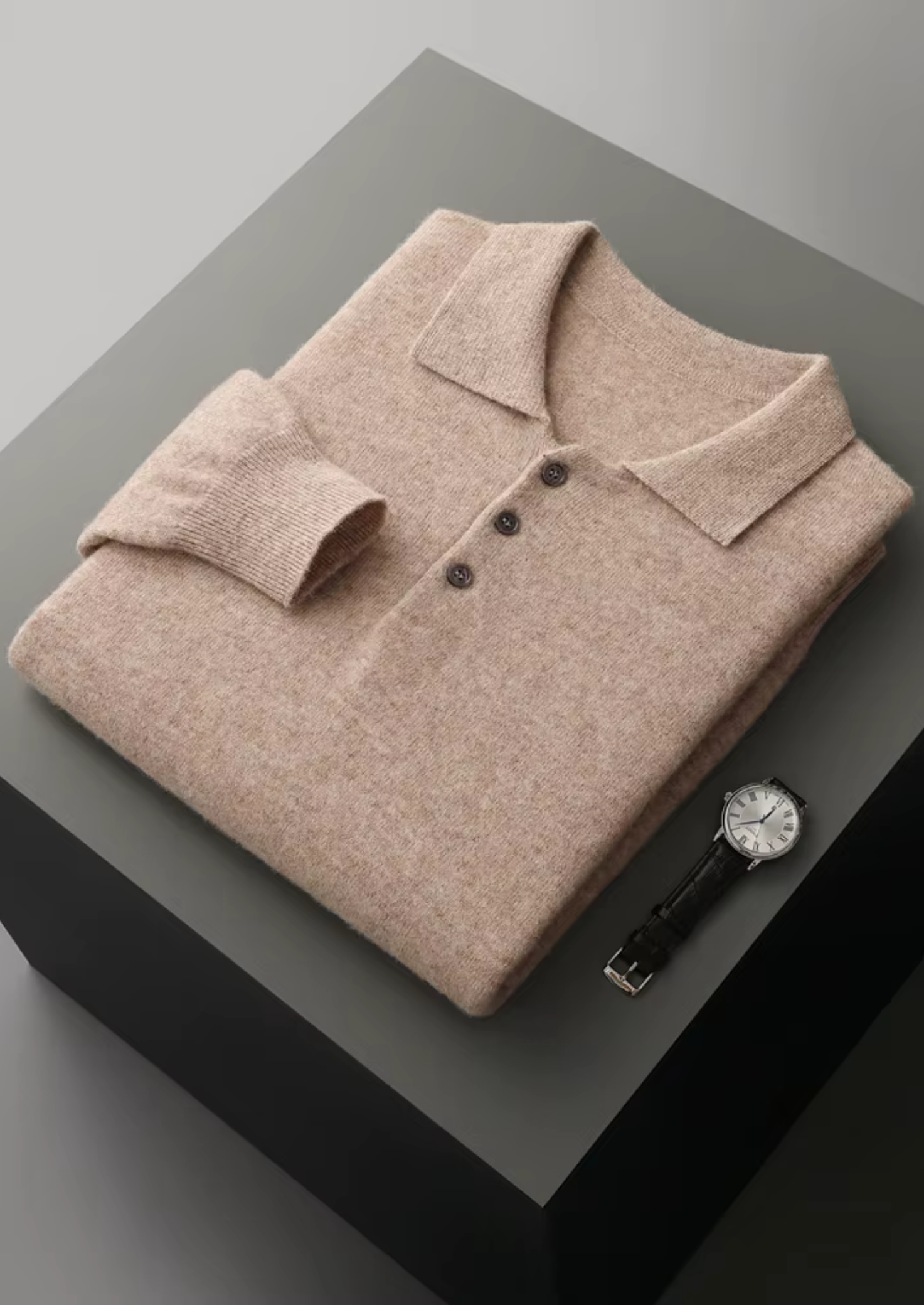 BV WOOL CLASSIC SWEATER POLO