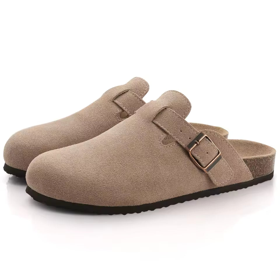 Old Money Suede Clogs