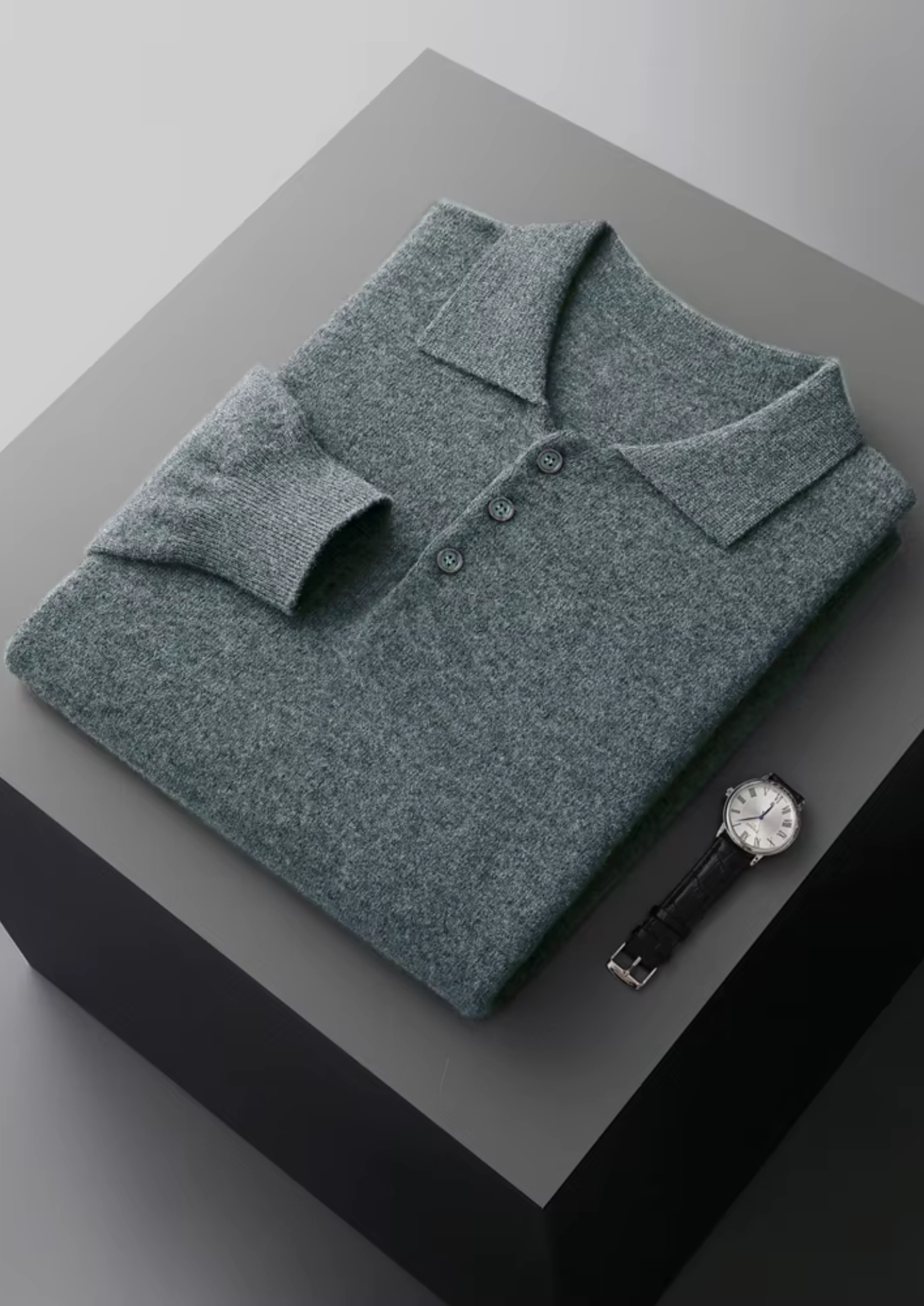 BV WOOL CLASSIC SWEATER POLO