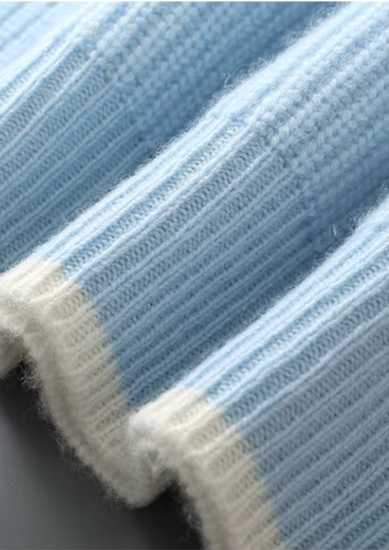 BV WOOL TWO TONE CREWNECK