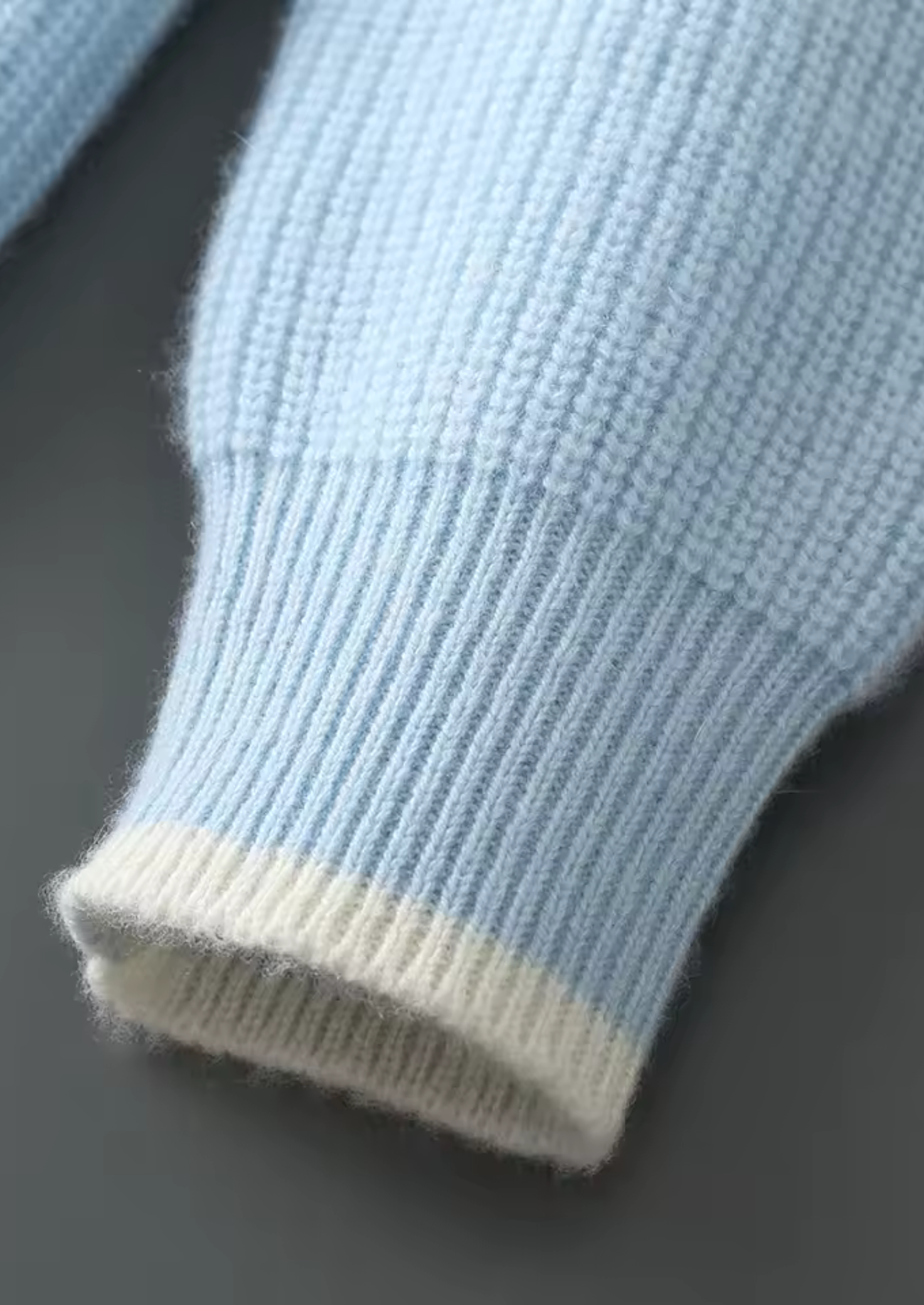 BV WOOL TWO TONE CREWNECK