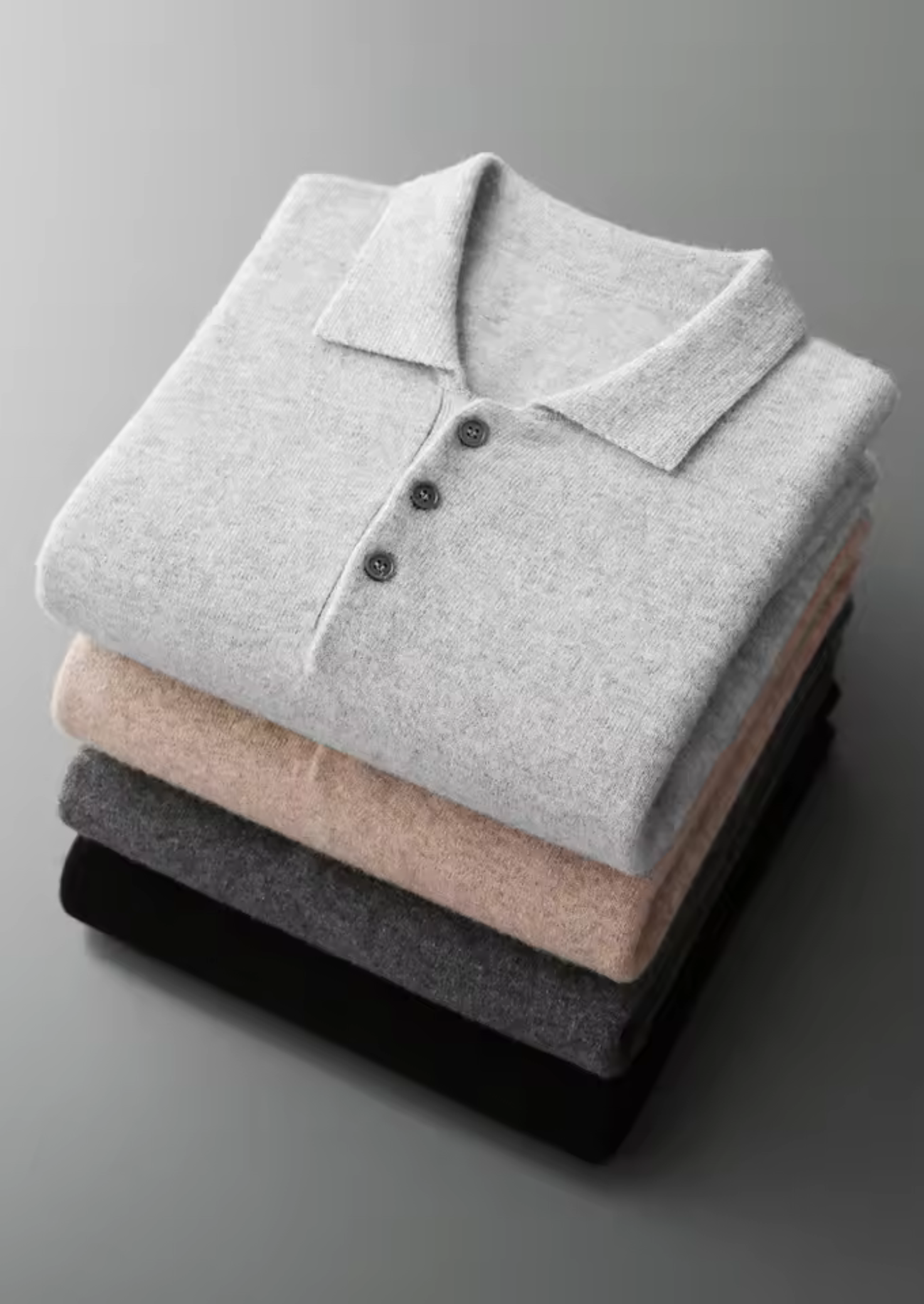 BV WOOL CLASSIC SWEATER POLO