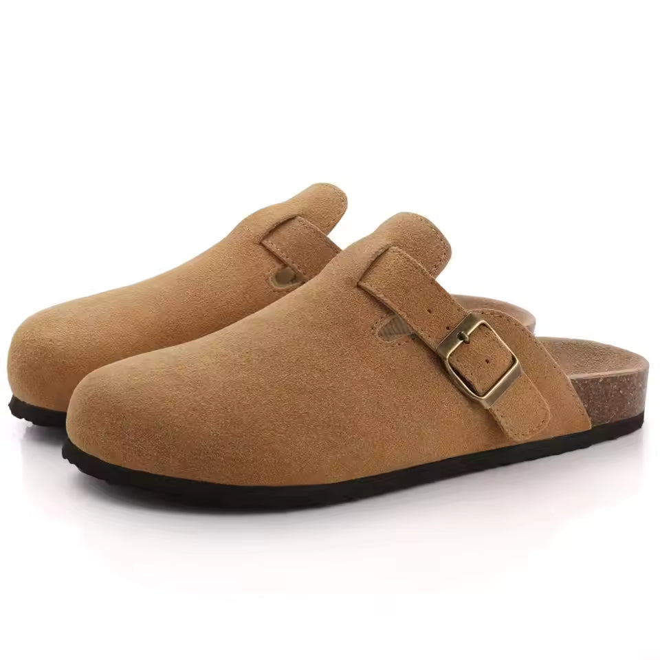 Old Money Suede Clogs