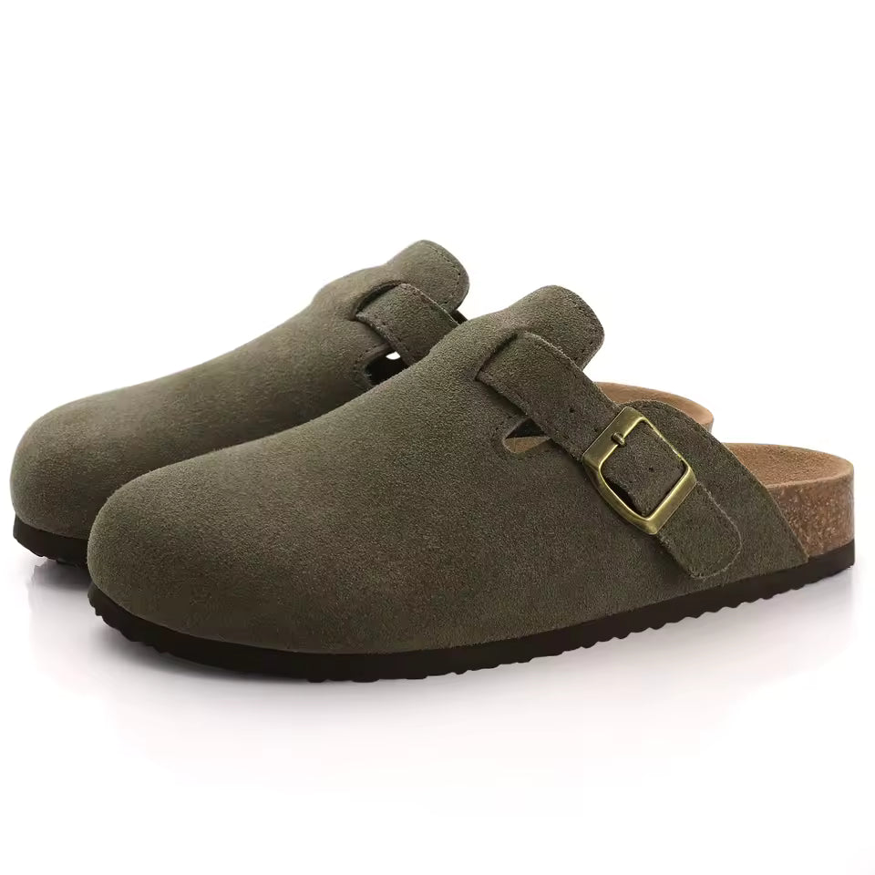 Old Money Suede Clogs