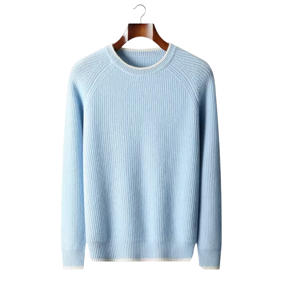 BV WOOL TWO TONE CREWNECK
