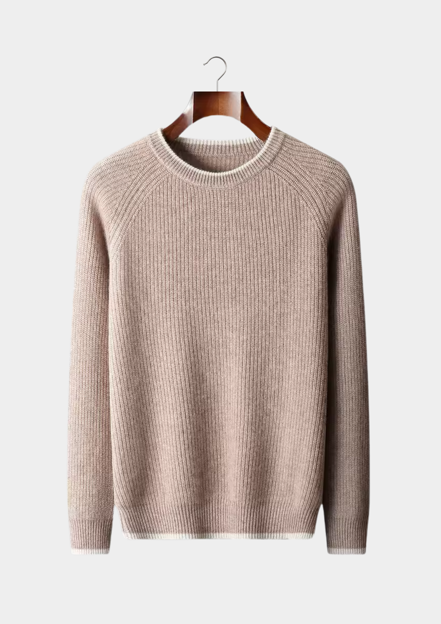 BV WOOL TWO TONE CREWNECK