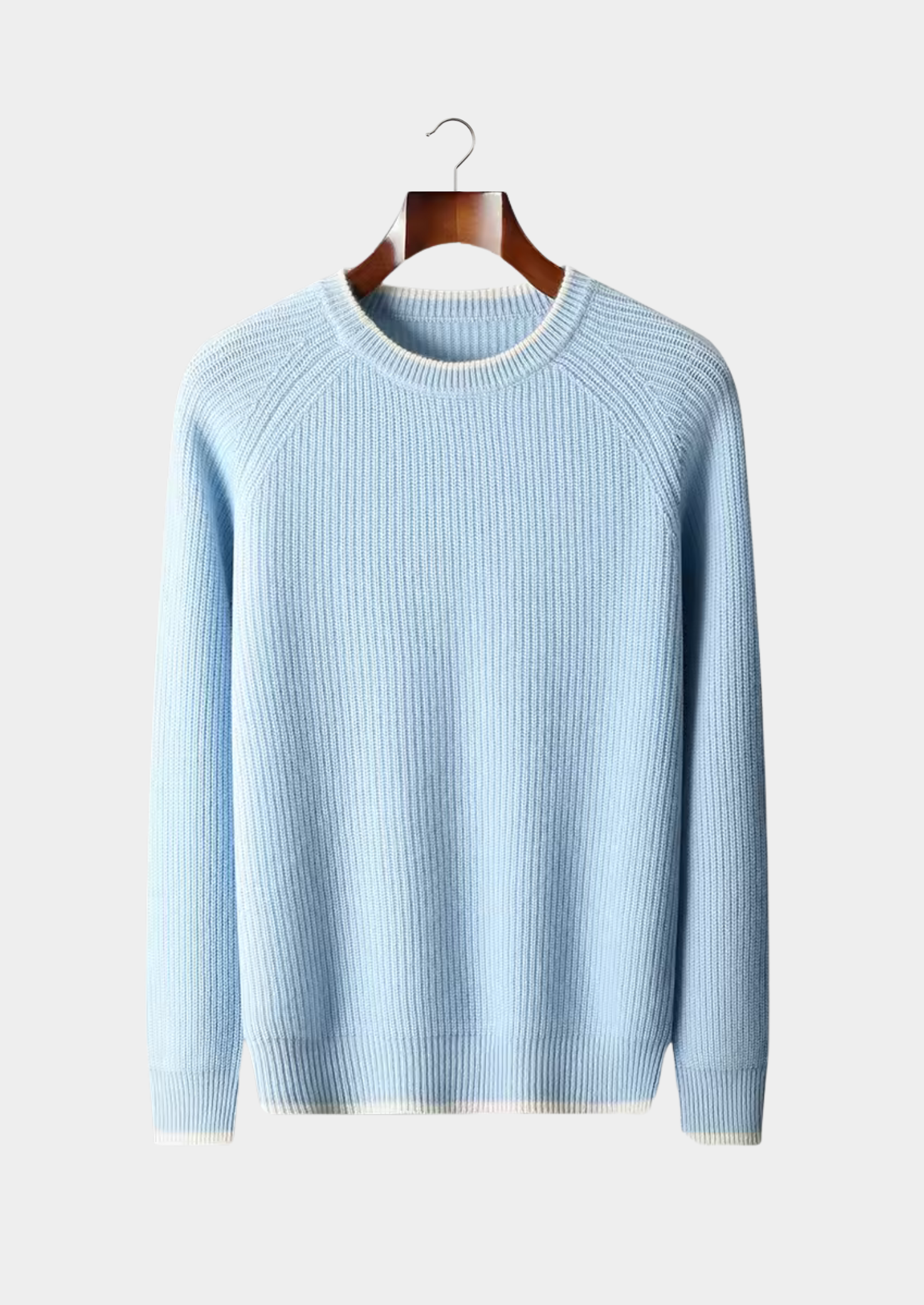 BV WOOL TWO TONE CREWNECK