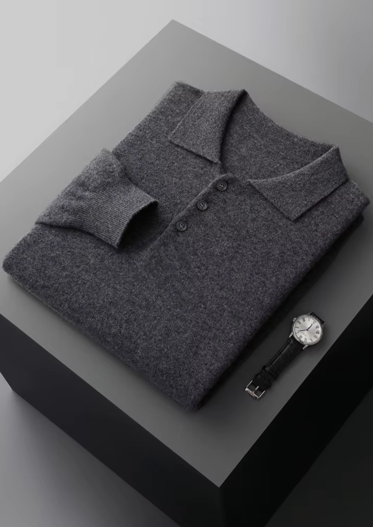 BV WOOL CLASSIC SWEATER POLO