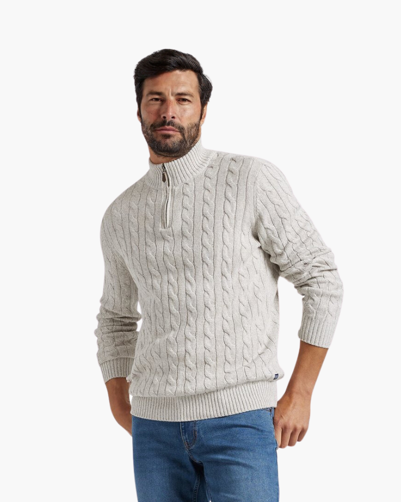 BV Half Zip Sweater