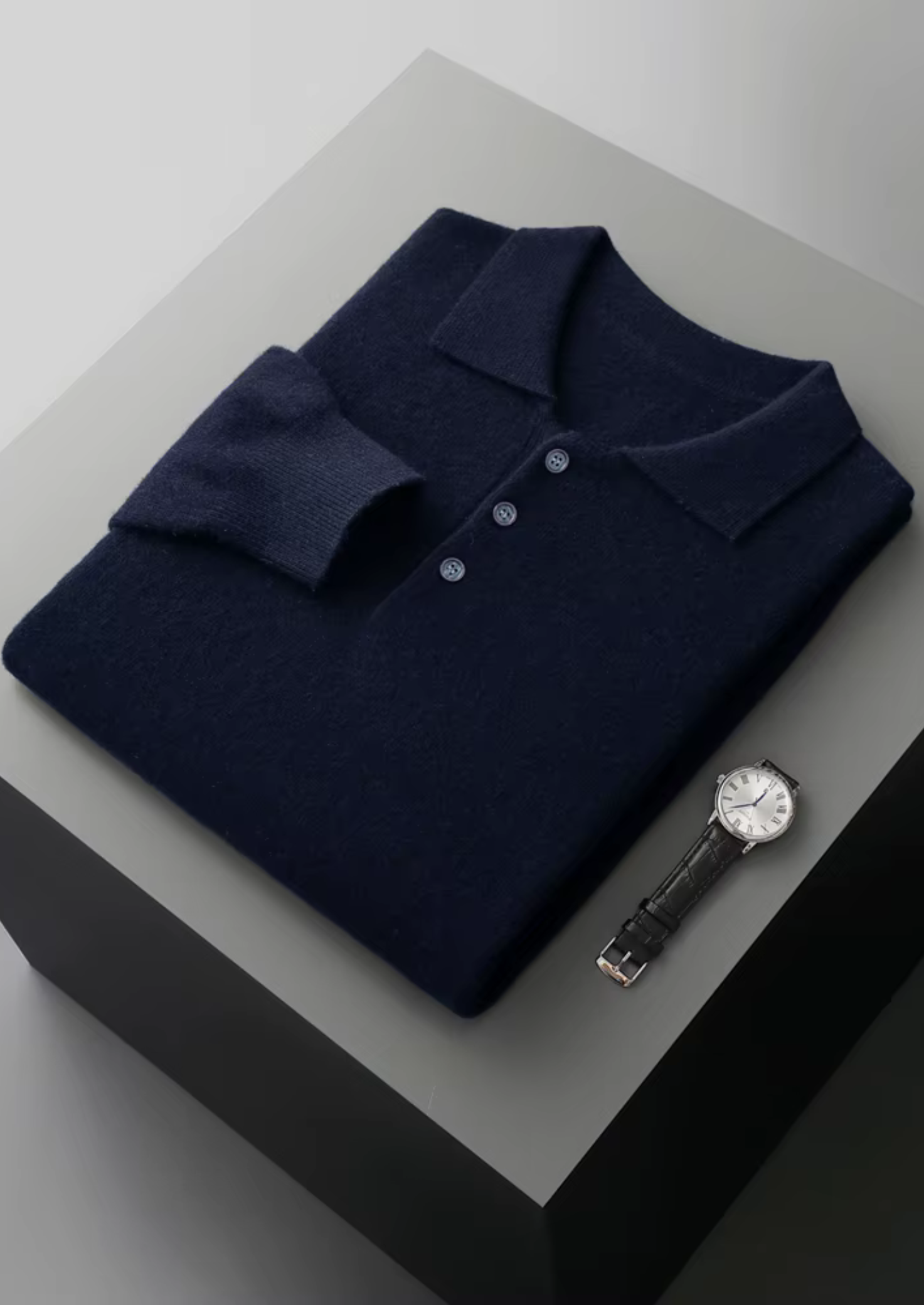 BV WOOL CLASSIC SWEATER POLO