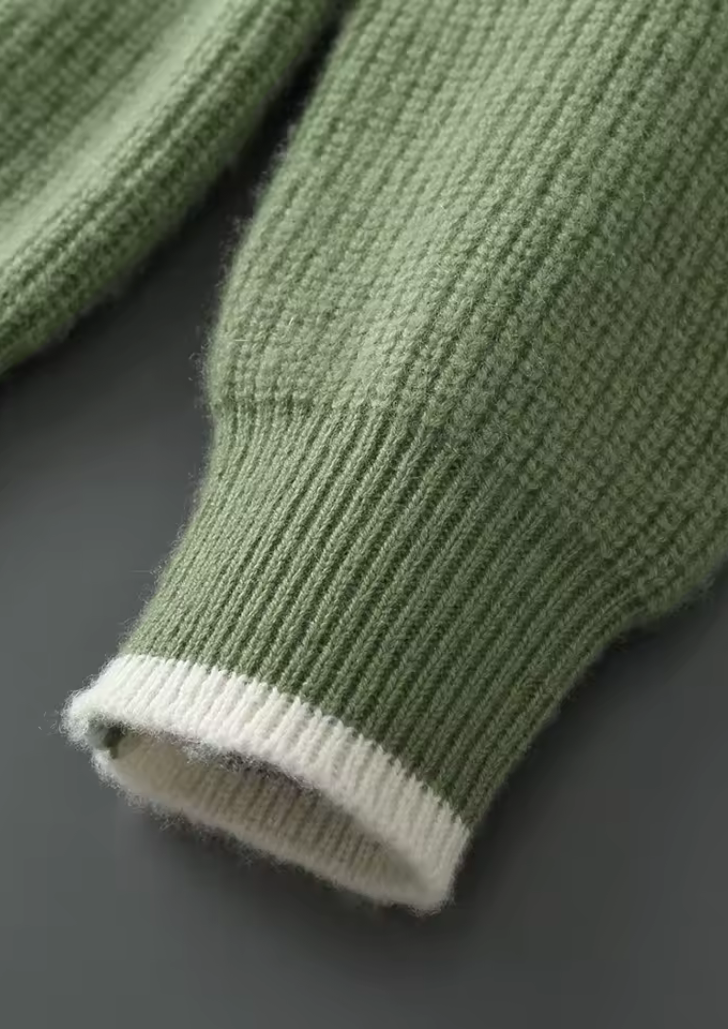 BV WOOL TWO TONE CREWNECK