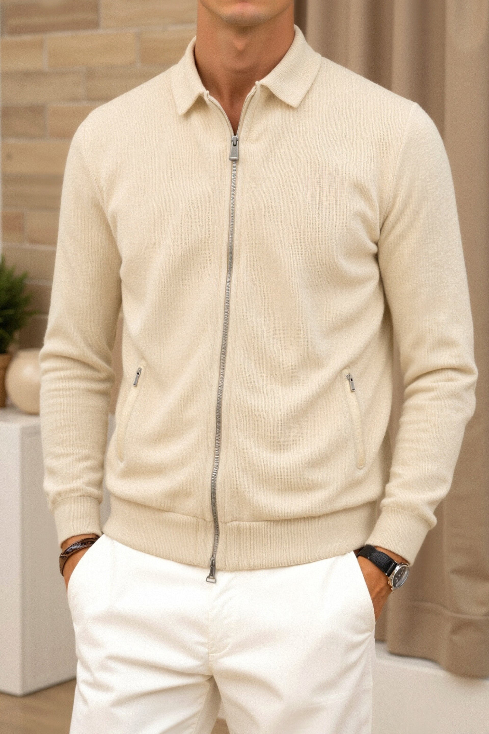 Premium Polo Collar Design Track Jacket - BellVion