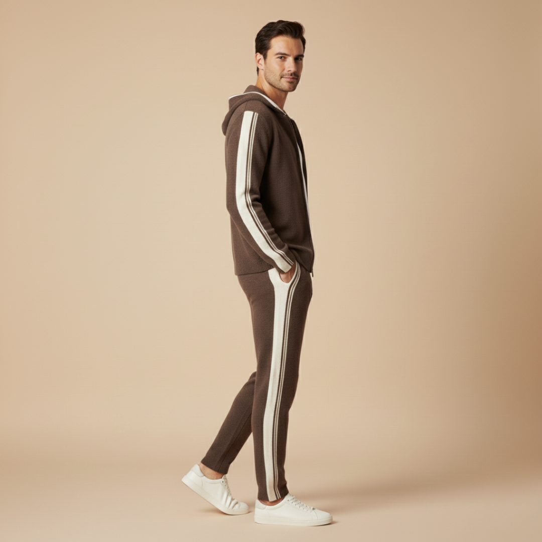 100% CASHMERE DAMIEN TRACKSUIT
