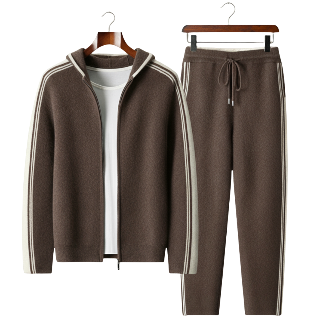 100% CASHMERE DAMIEN TRACKSUIT