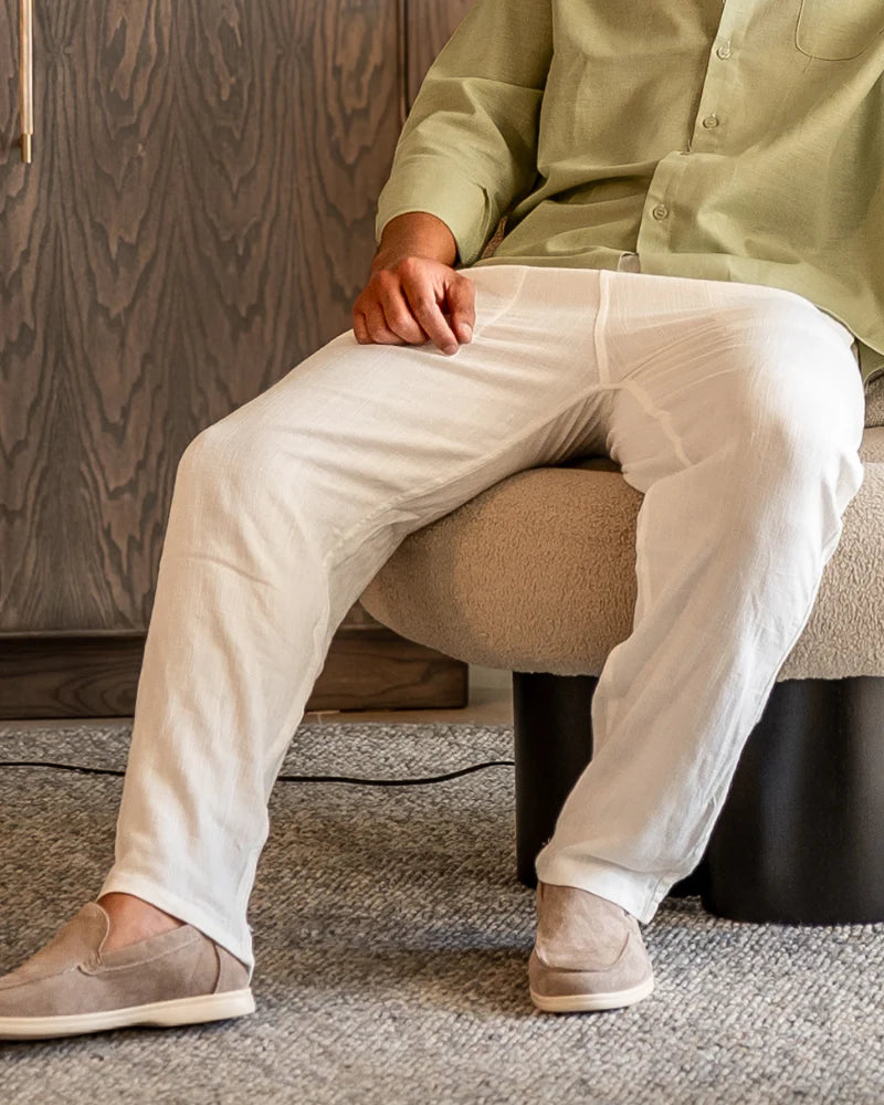 Cannes Vintage Linen Pants